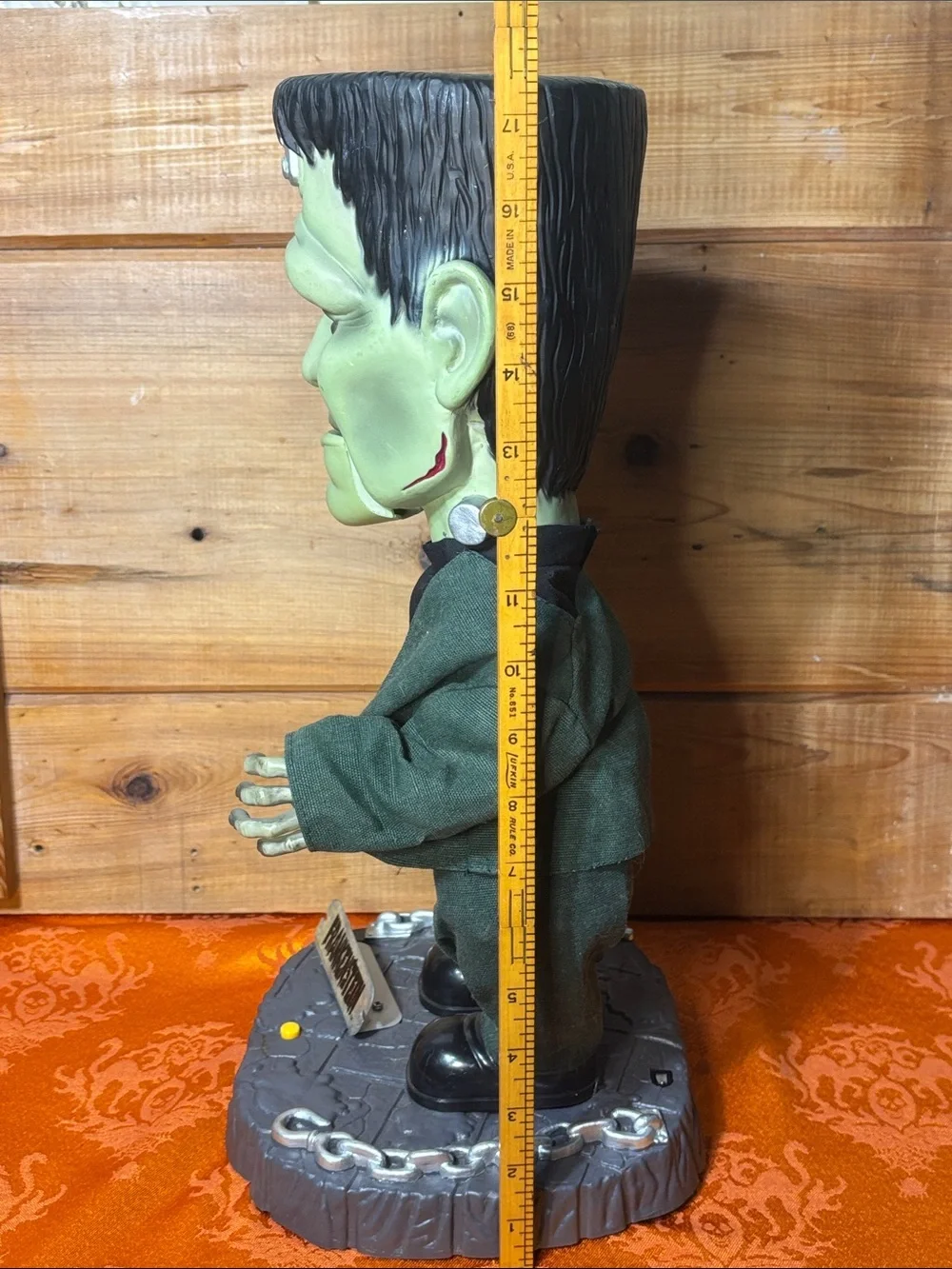 Vintage 2001 Gemmy Frankenstein Animated Song and Dance! Lighting Eyes!